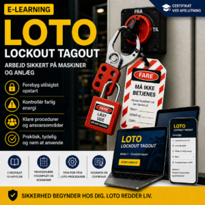 Uddannelse LOTO Lock out Tag out (DK)